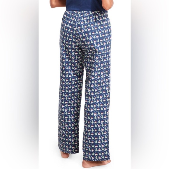 Vineyard Vines Santa Whale Stretch Cotton Christmas Lounge Pants Size Large - Picture 3 of 12